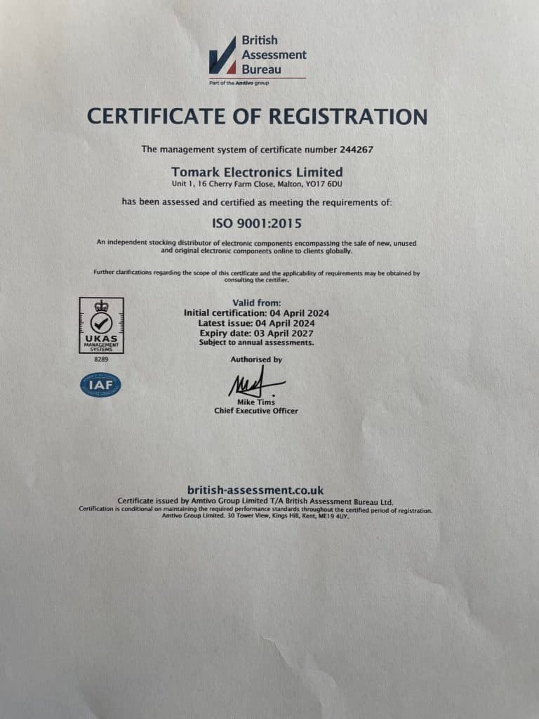 ISO 9001:2015 Certificate