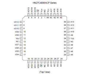 HN27C4096ACP12 - Hitachi - One Time Programmable ROM