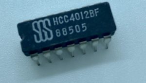HCC4012BF - SGS - Dual Input Integrated Circuit