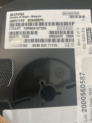nexperia BC846BPN Bipolar Transistors BJT