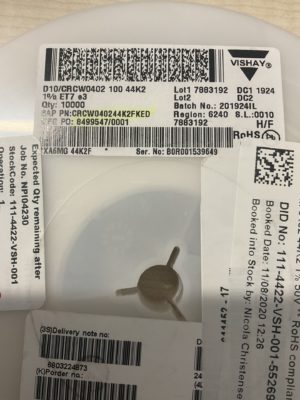 vishay CRCW040244K2FKED