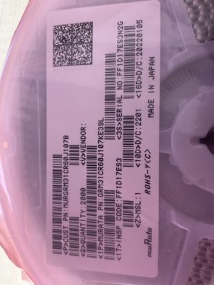 GRM31CR60J107KE39L - Multilayer Ceramic Capacitors MLCC - SMD/SMT - Murata