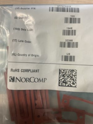 norcomp SFP67SS25