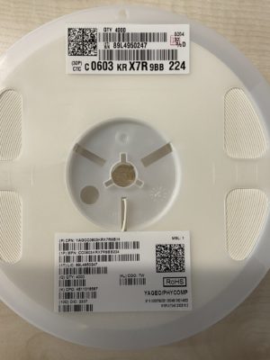 C0603KRX7R9BB224 - Multilayer Ceramic Capacitors MLCC - SMD/SMT - Yageo
