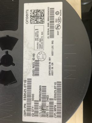 ONSEMI ESD5Z5.0T1G